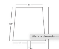 Picture of REPLACEMENT SHADE FOR LAMP 2804W