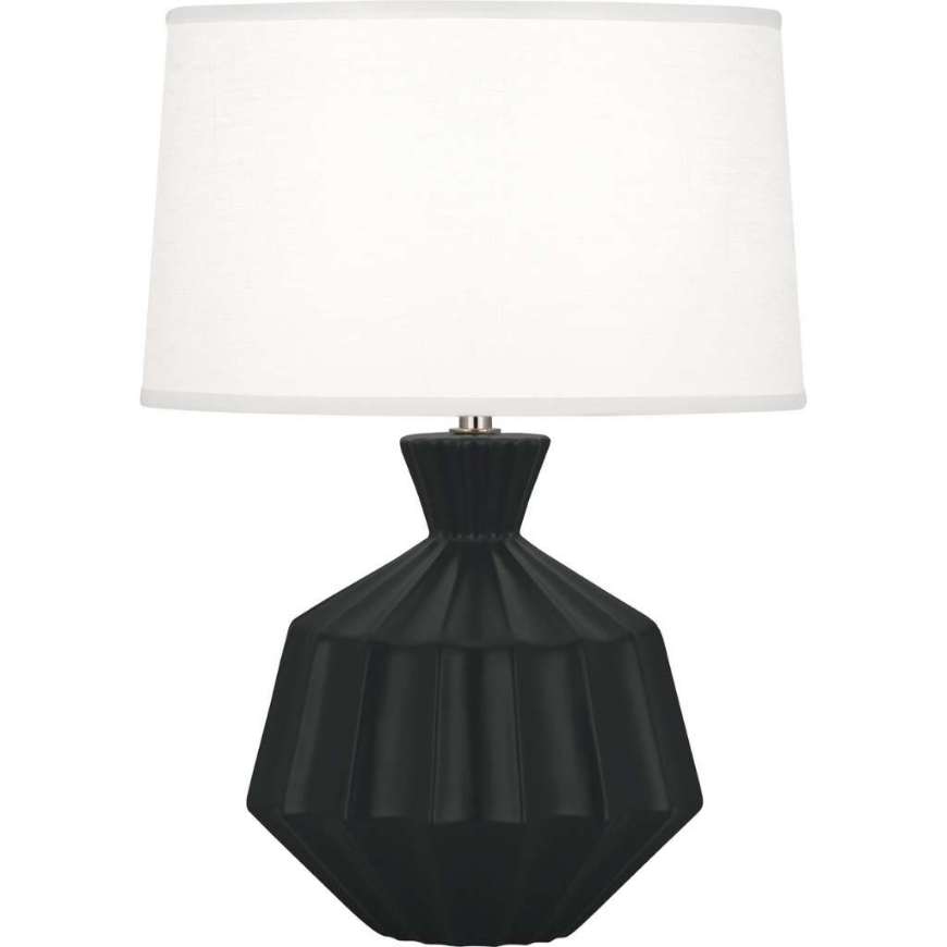 Picture of MATTE OBSIDIAN ORION ACCENT LAMP MOS18