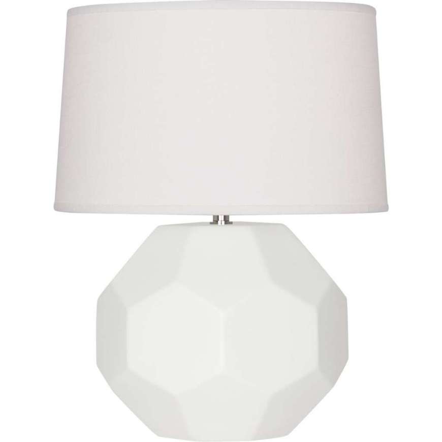 Picture of MATTE LILY FRANKLIN TABLE LAMP IN MATTE LILY GLAZED CERAMIC MLY01