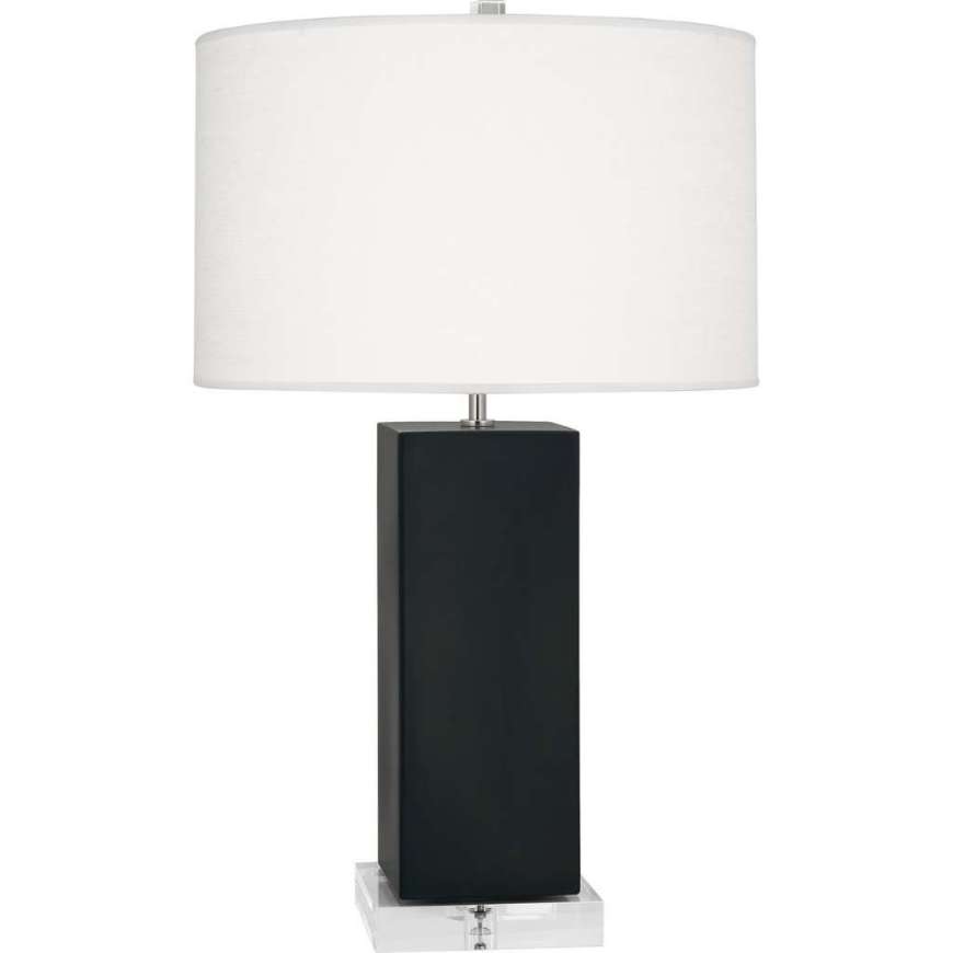 Picture of MATTE OBSIDIAN HARVEY TABLE LAMP MOS95