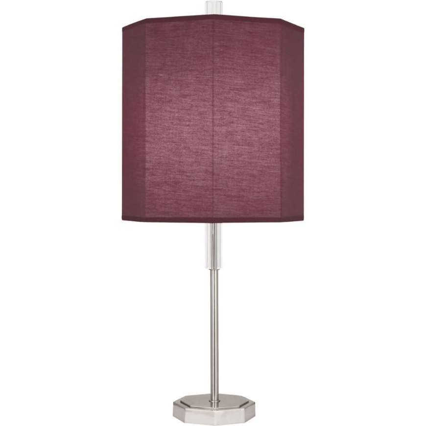 Picture of KATE TABLE LAMP IN POLISHED NICKEL FINISH WITH CLEAR CRYSTAL ACCENTS VW05