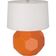 Picture of PUMPKIN FRANKLIN TABLE LAMP IN PUMPKIN GLAZED CERAMIC PM01