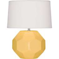 Picture of SUNSET FRANKLIN TABLE LAMP IN SUNSET YELLOW GLAZED CERAMIC SU01