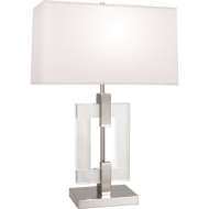 Picture of LINCOLN TABLE LAMP IN POLISHED NICKEL FINISH WITH CRYSTAL ACCENTS1012