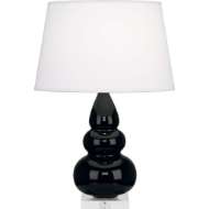 Picture of OBSIDIAN SMALL TRIPLE GOURD ACCENT LAMP OS33X