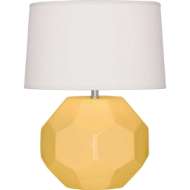 Picture of SUNSET FRANKLIN ACCENT LAMP IN SUNSET YELLOW GLAZED CERAMIC SU02