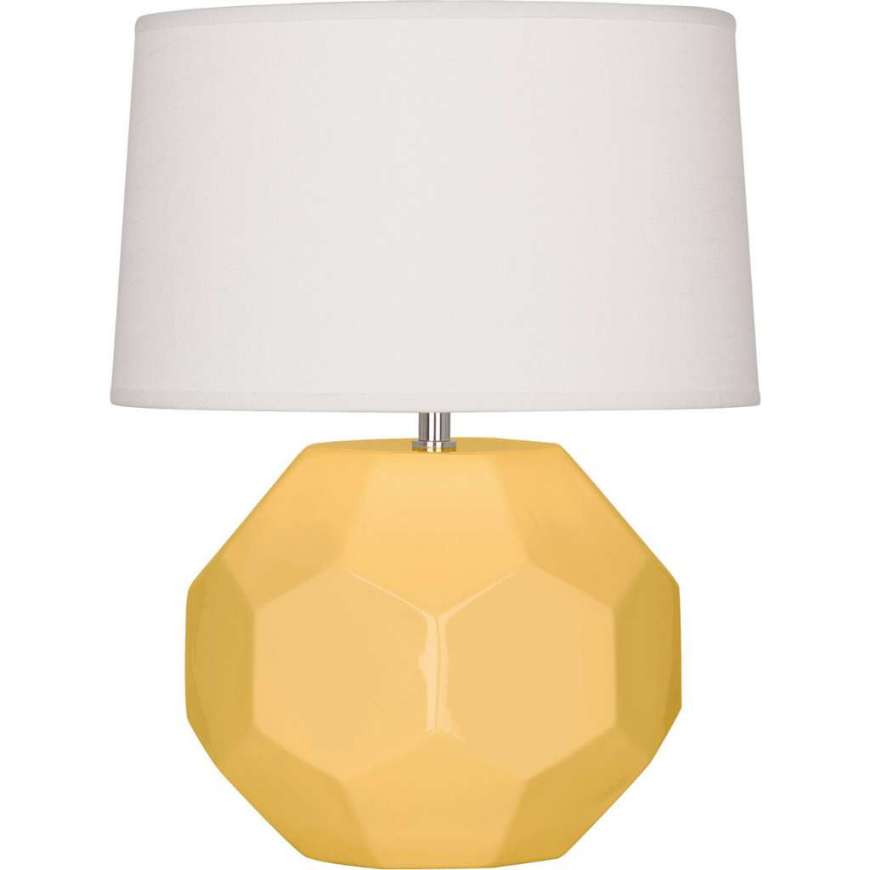 Picture of SUNSET FRANKLIN ACCENT LAMP IN SUNSET YELLOW GLAZED CERAMIC SU02