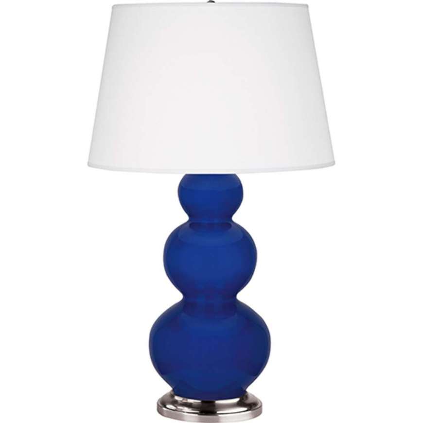 Picture of COBALT TRIPLE GOURD TABLE LAMP CT42X