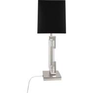 Picture of LINCOLN TABLE LAMP IN POLISHED NICKEL FINISH WITH CRYSTAL ACCENTS 1012B