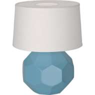 Picture of STEEL BLUE FRANKLIN ACCENT LAMP IN STEEL BLUE GLAZED CERAMIC OB02