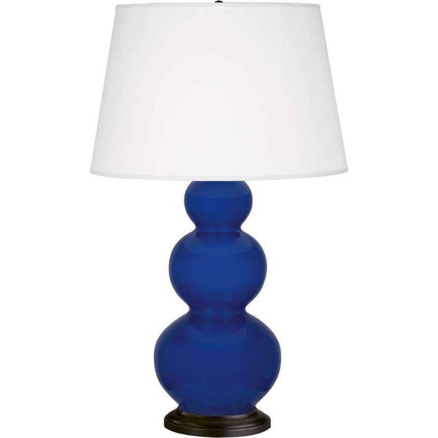 Picture of COBALT TRIPLE GOURD TABLE LAMP CT41X