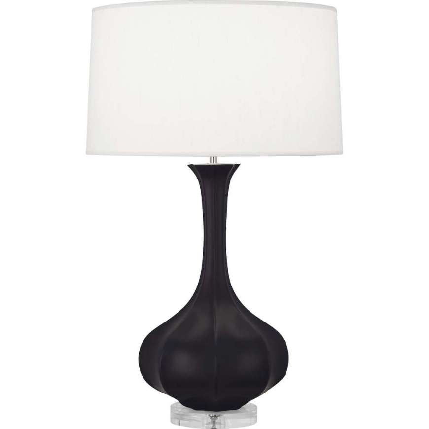 Picture of MATTE OBSIDIAN PIKE TABLE LAMP MOS96