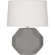 Picture of MATTE SMOKY TAUPE FRANKLIN ACCENT LAMP IN MATTE SMOKY TAUPE GLAZED CERAMIC MST02