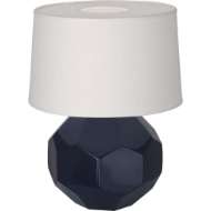 Picture of MATTE MIDNIGHT BLUE FRANKLIN ACCENT LAMP IN MATTE MIDNIGHT BLUE GLAZED CERAMIC MMB02