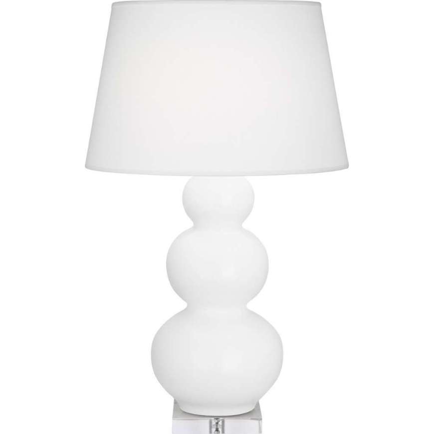 Picture of MATTE DAISY TRIPLE GOURD TABLE LAMP MDY43