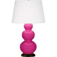 Picture of RAZZLE ROSE TRIPLE GOURD TABLE LAMP RZ41X