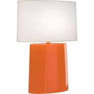 Picture of PUMPKIN VICTOR TABLE LAMP IN PUMPKIN GLAZED CERAMIC PM03