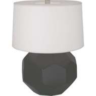 Picture of MATTE ASH FRANKLIN TABLE LAMP IN MATTE ASH GLAZED CERAMIC MCR01