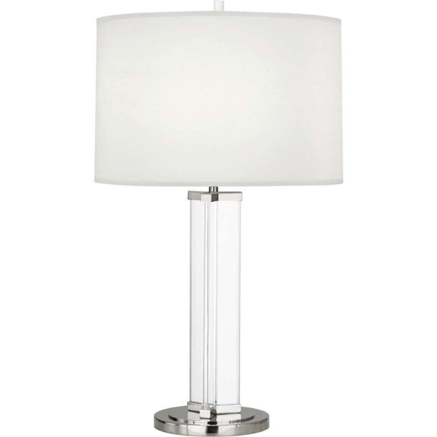 Picture of FINEAS TABLE LAMP IN CLEAR GLASS AND POLISHED NICKEL S472