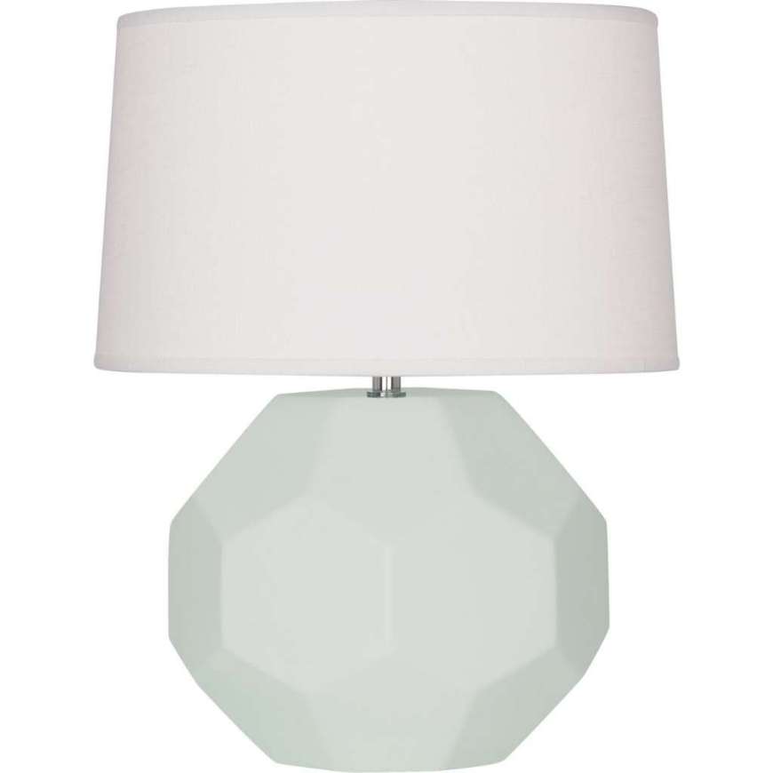 Picture of MATTE CELADON FRANKLIN TABLE LAMP IN MATTE CELADON GLAZED CERAMIC MCL01