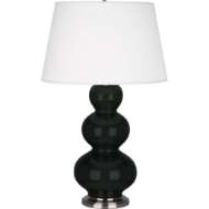 Picture of OBSIDIAN TRIPLE GOURD TABLE LAMP OS42X