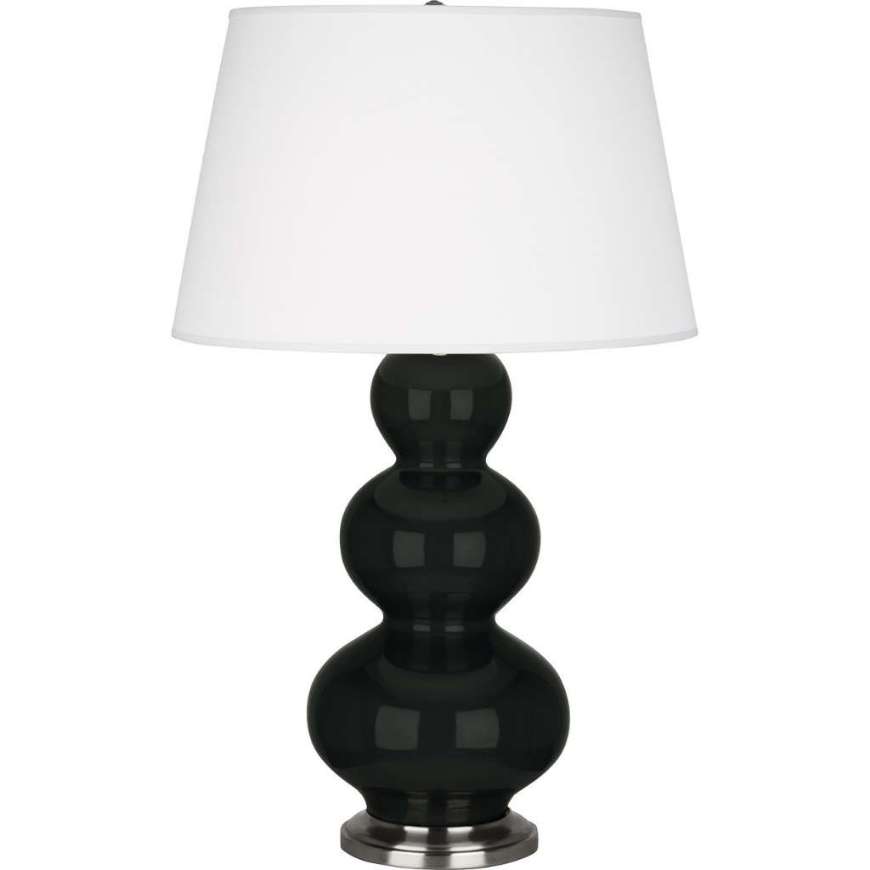 Picture of OBSIDIAN TRIPLE GOURD TABLE LAMP OS42X