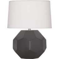 Picture of MATTE ASH FRANKLIN ACCENT LAMP IN MATTE ASH GLAZED CERAMIC MCR02