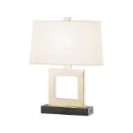 Picture of DOUGHNUT TABLE LAMP IN ANTIQUE SILVER 101XAS