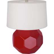 Picture of RUBY RED FRANKLIN TABLE LAMP IN RUBY RED GLAZED CERAMIC RR01