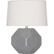 Picture of SMOKEY TAUPE FRANKLIN TABLE LAMP IN SMOKY TAUPE GLAZED CERAMIC ST01