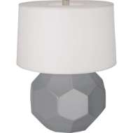 Picture of SMOKEY TAUPE FRANKLIN TABLE LAMP IN SMOKY TAUPE GLAZED CERAMIC ST01