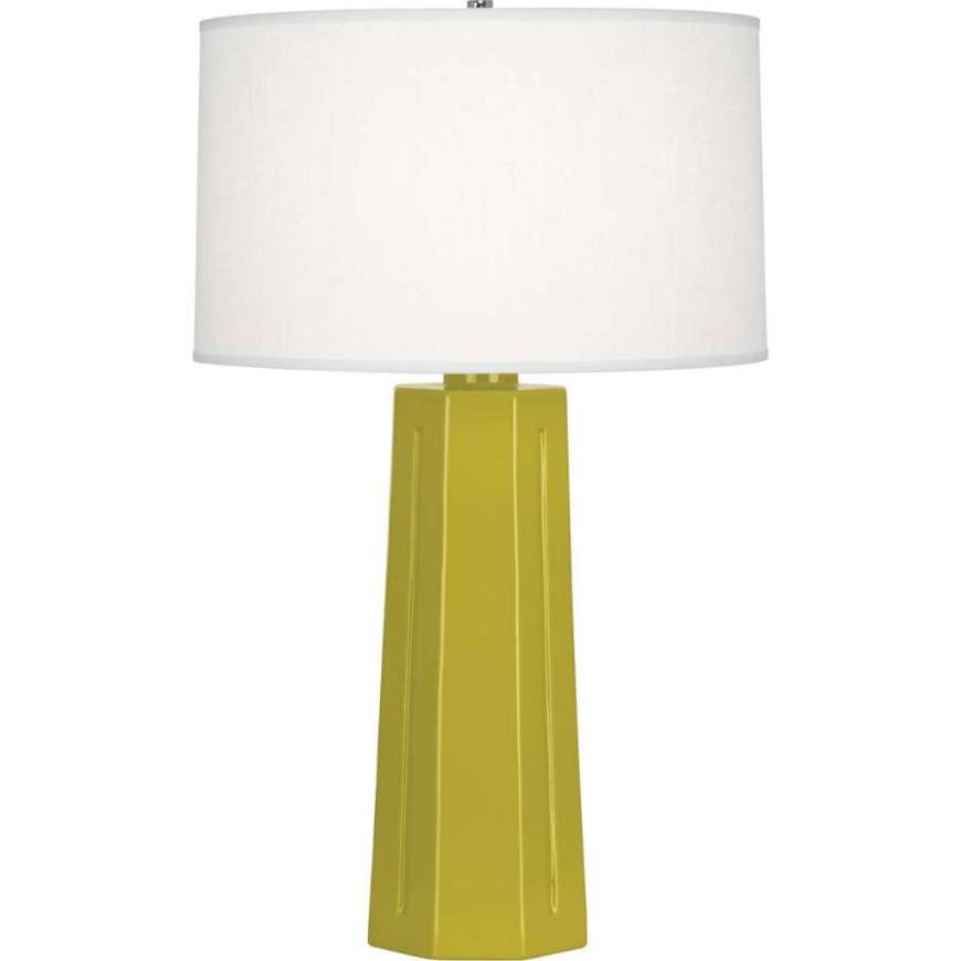 Picture of CITRON MASON TABLE LAMP IN CITRON GLAZED CERAMIC CI960