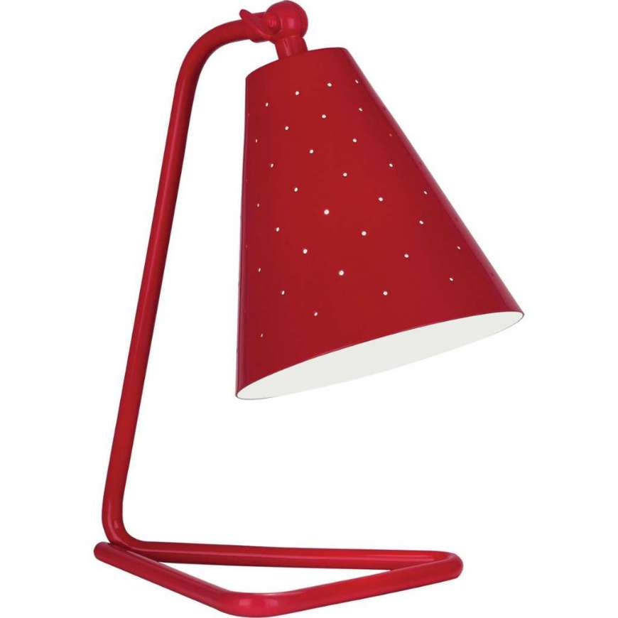 Picture of PIERCE ACCENT LAMP IN RUBY RED GLOSS FINISH RR988