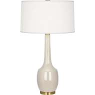 Picture of BONE DELILAH TABLE LAMP IN BONE GLAZED CERAMIC BN701