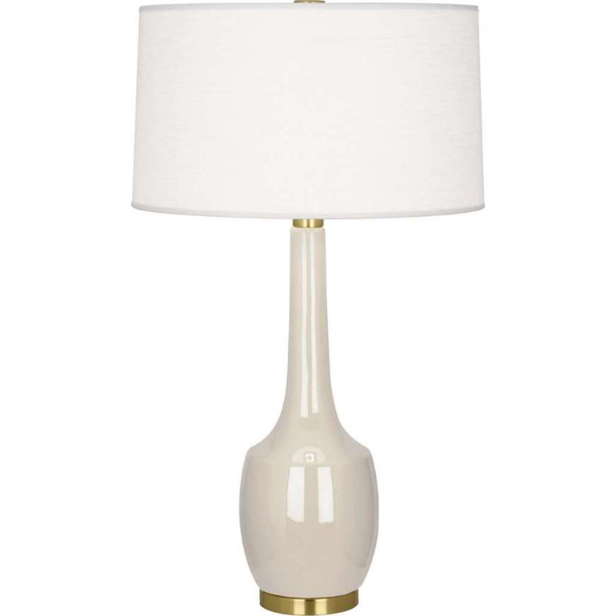 Picture of BONE DELILAH TABLE LAMP IN BONE GLAZED CERAMIC BN701