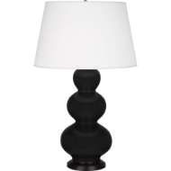 Picture of OBSIDIAN TRIPLE GOURD TABLE LAMP OS41X