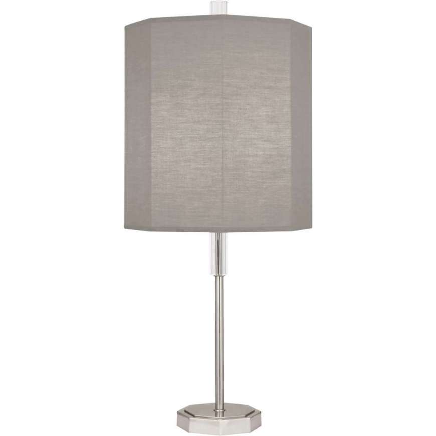 Picture of KATE TABLE LAMP IN POLISHED NICKEL FINISH WITH CLEAR CRYSTAL ACCENTS SG05