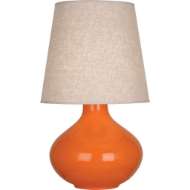 Picture of PUMPKIN JUNE TABLE LAMP IN PUMPKIN GLAZED CERAMIC PM991