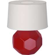 Picture of RUBY RED FRANKLIN ACCENT LAMP IN RUBY RED GLAZED CERAMIC RR02