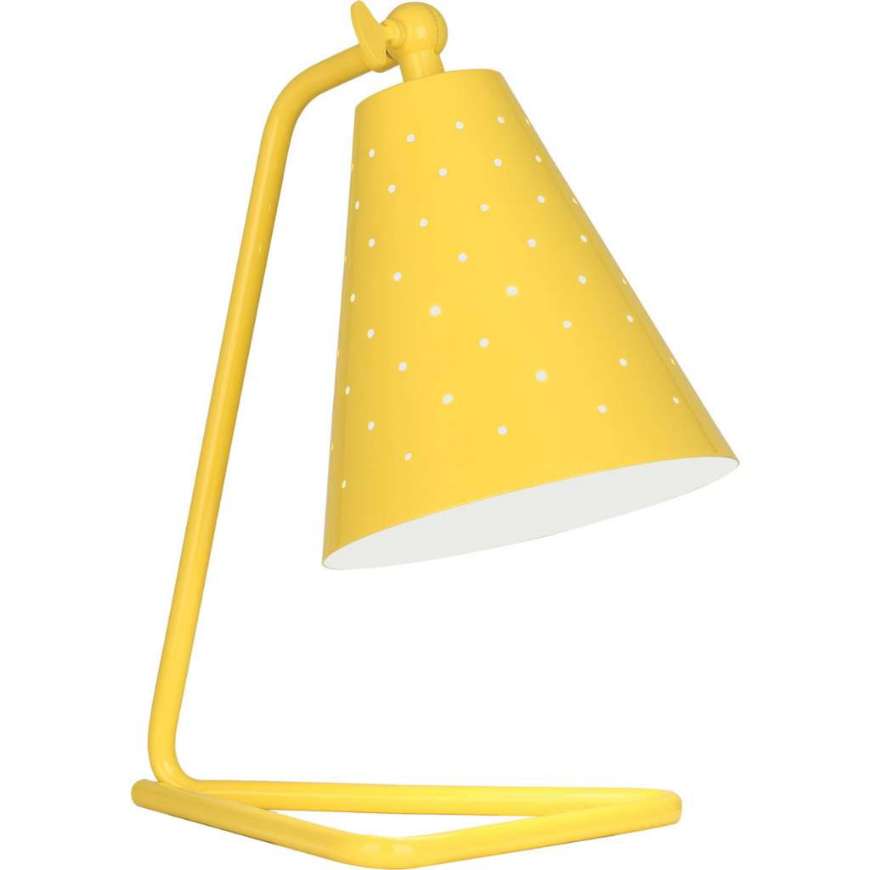 Picture of PIERCE ACCENT LAMP IN CANARY YELLOW GLOSS FINISH CY988