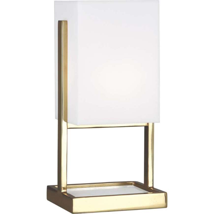 Picture of NIKOLE ACCENT LAMP IN MODERN BRASS AND WHITE MARBLE 195