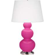 Picture of RAZZLE ROSE TRIPLE GOURD TABLE LAMP RZ42X