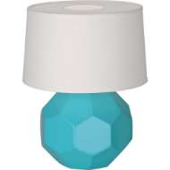 Picture of EGG BLUE FRANKLIN ACCENT LAMP IN EGG BLUE GLAZED CERAMIC EB02