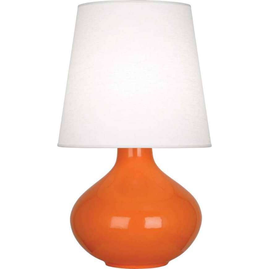 Picture of PUMPKIN JUNE TABLE LAMP IN PUMKIN GLAZED CERAMIC PM993