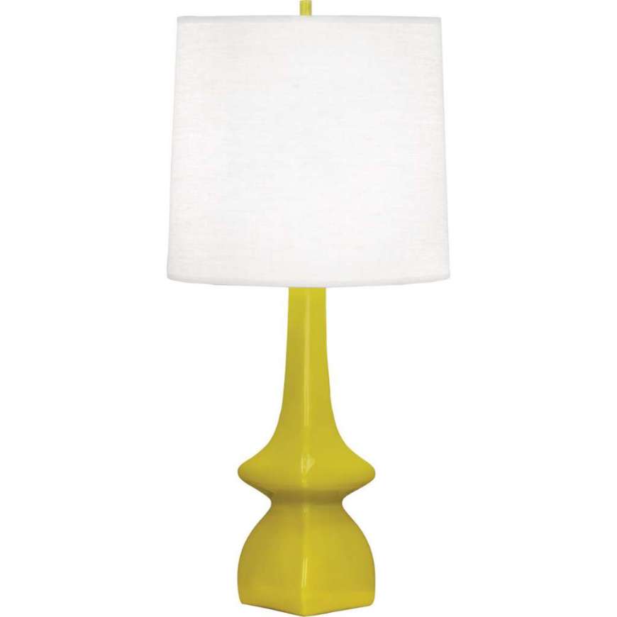 Picture of CITRON JASMINE TABLE LAMP IN CITRON GLAZED CERAMIC CI210