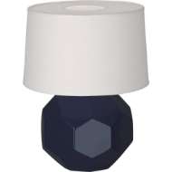 Picture of MIDNIGHT FRANKLIN ACCENT LAMP IN MIDNIGHT BLUE GLAZED CERAMIC MB02