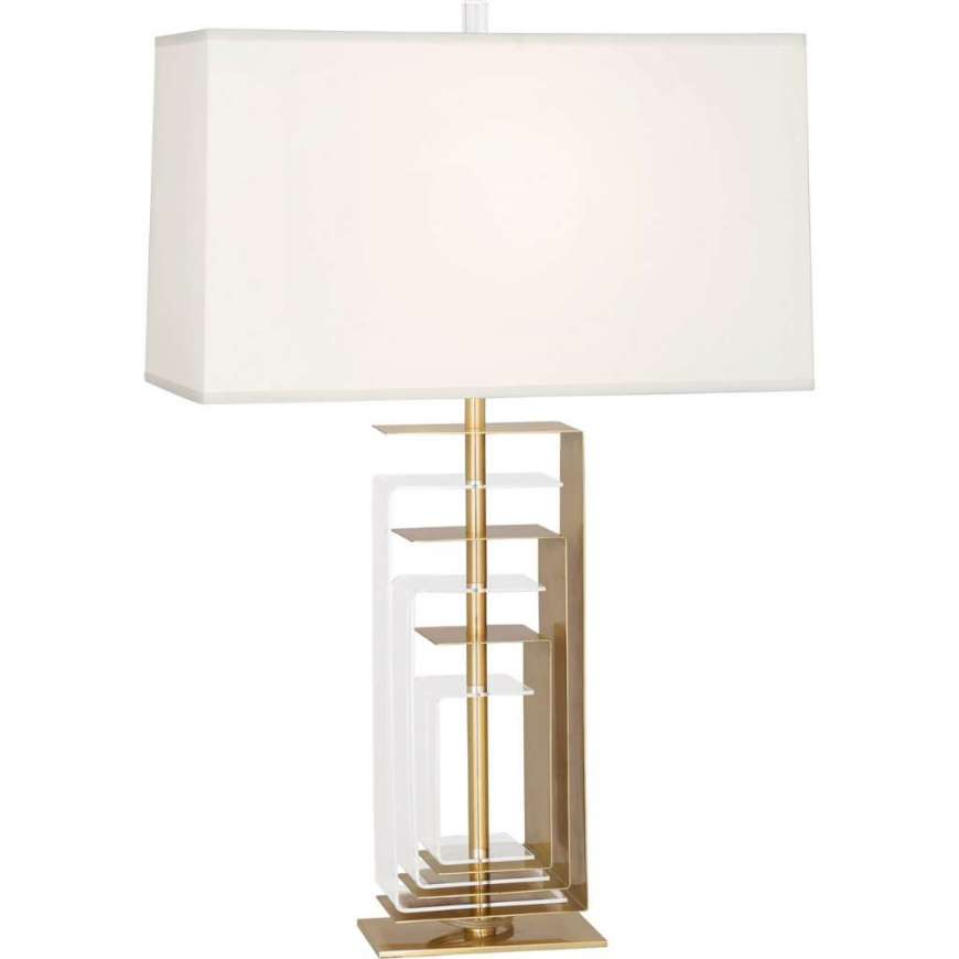 Picture of BRAXTON TABLE LAMP IN MODERN BRASS FINISH WITH CLEAR ACRYLIC ACCENTS 279