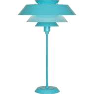 Picture of PIERCE TABLE LAMP IN EGG BLUE GLOSS FINISH EB780