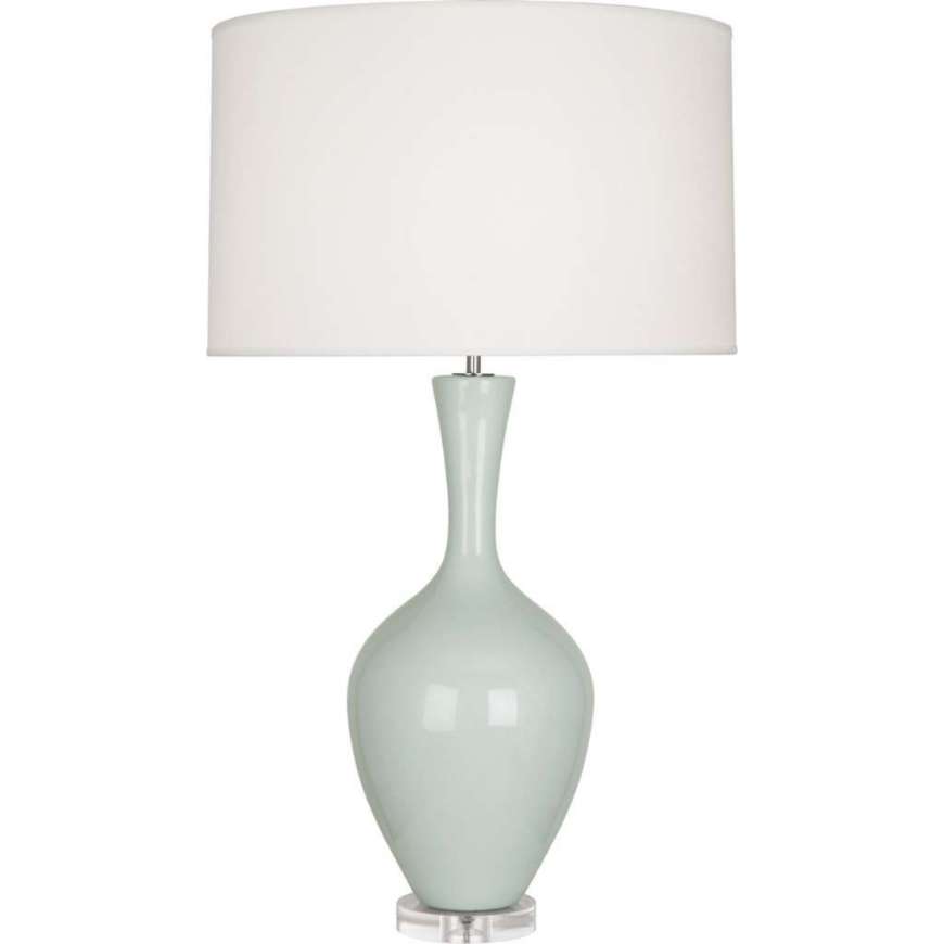 Picture of CELADON AUDREY TABLE LAMP IN CELADON GLAZED CERAMIC CL980