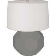 Picture of MATTE SMOKY TAUPE FRANKLIN TABLE LAMP IN MATTE SMOKY TAUPE GLAZED CERAMIC MST01